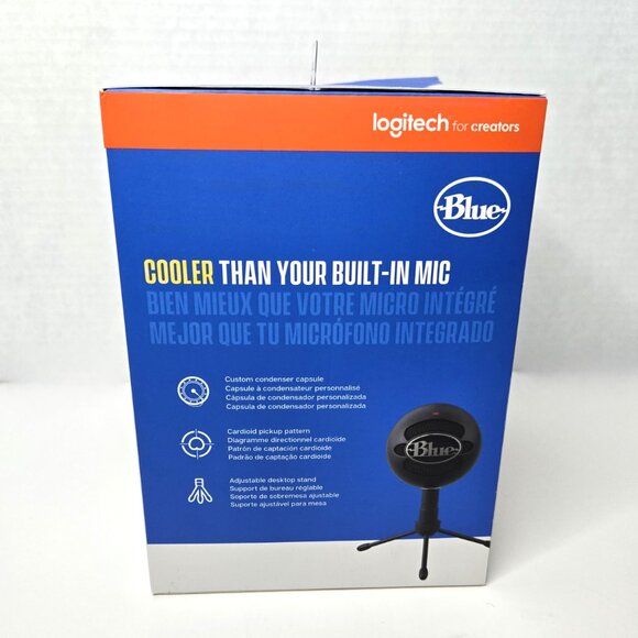 BNIB - Blue Microphones SnowBall iCE USB Microphone - Black - Picture 4 of 7